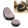 Inflatable Sofa Chair Stylish Simple Soft  ing Blow Up Lounger Chair with Footstool for Living Room Outdoor Travel Camping Picnic