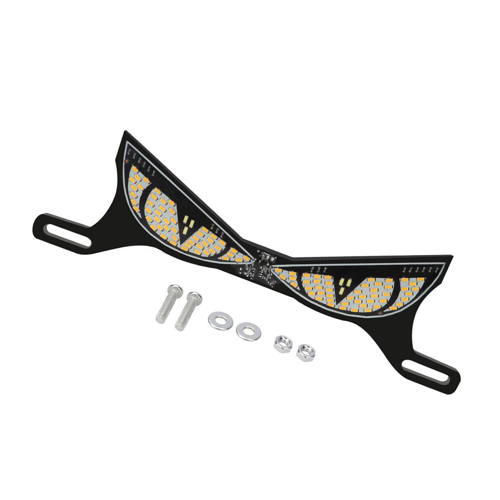 Motorcycle High Efficiency Acrylic LED License Plate Screw Lights Optimized For Maximumly Brightness And Heat Resistance
