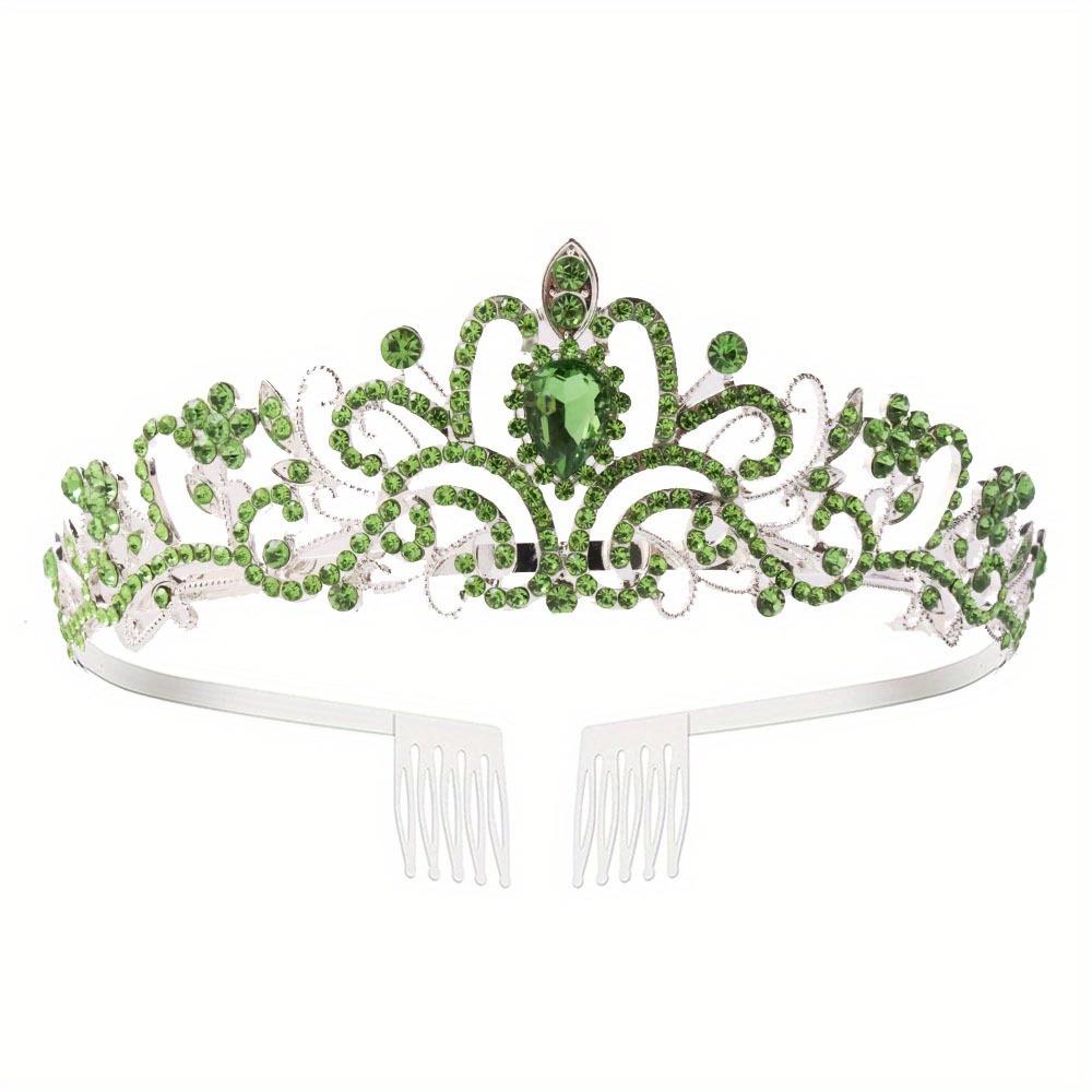 Crystal Crown Tiara With Comb Rhinestone Prom Diadem Headband For Women Bridal Wedding Hair Accessories Jewelry Tiara And Crowns