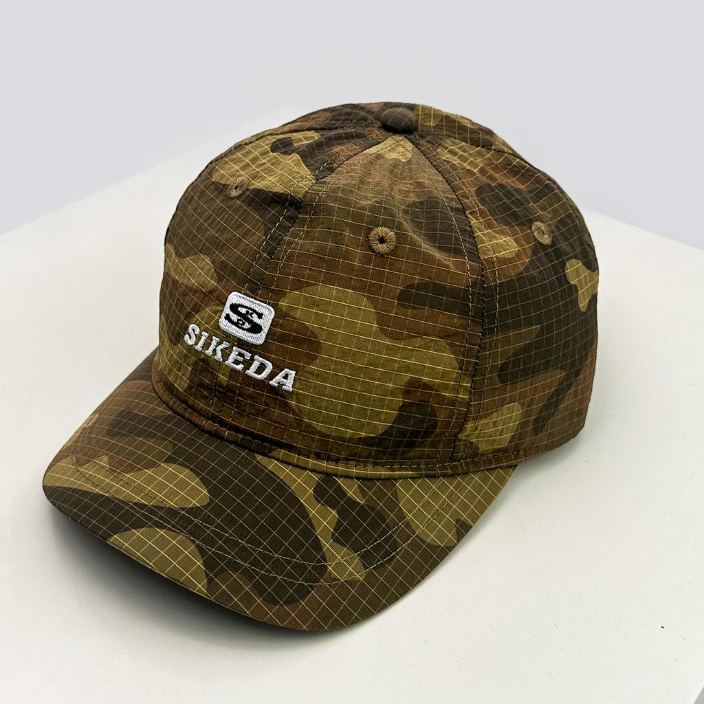 Baseball Stitching Stitched Embroidered Alphabet Camo Eave Short Women Men For Neutral Gender Fresh Caps Peaked Hats Sunshade Quick Drying