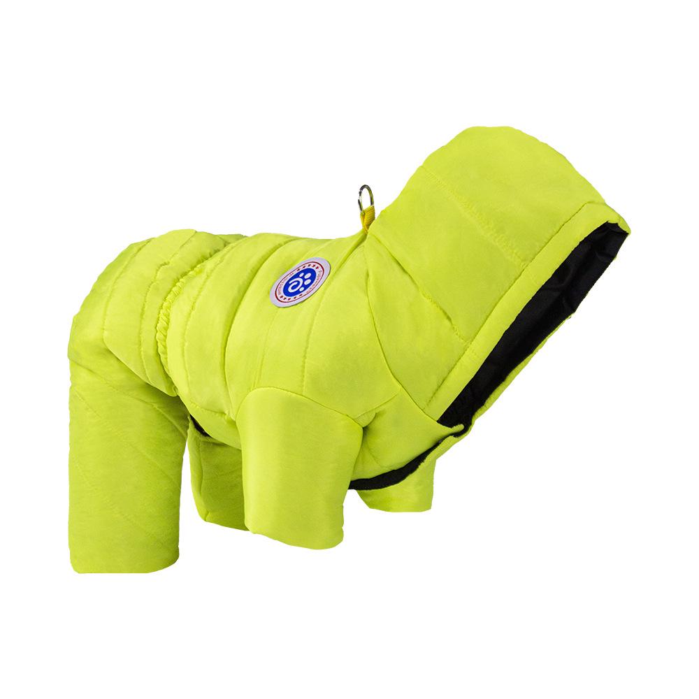 Warm Waterproof Four-Legged Cotton Coat for Small Dogs - Autumn/Winter Style for Teddy, Bichon, and Pomeranian