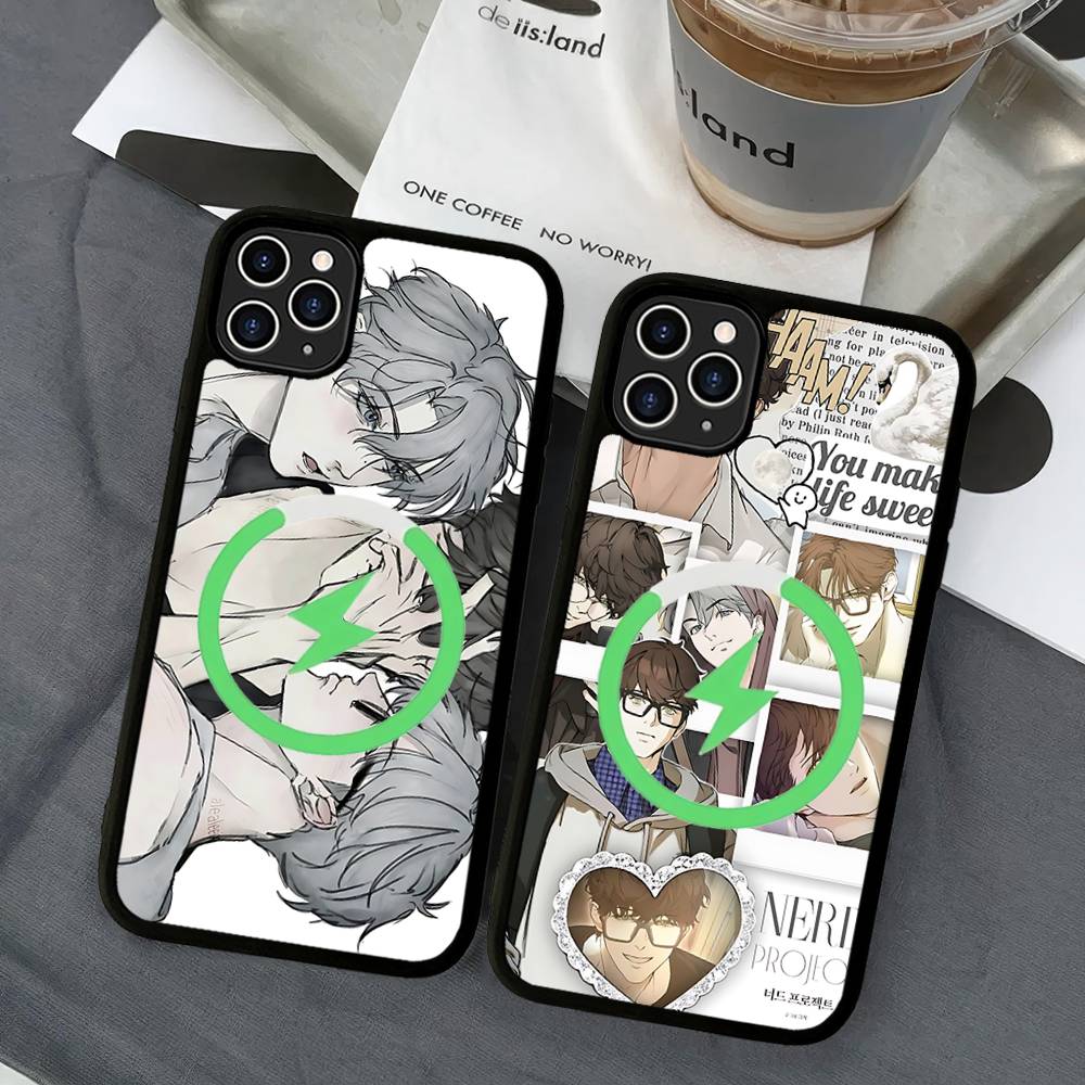 Nerd Project Bl Anime Phone Case For IPhone 17 16 Pro Max 15 14 Plus 11 13 12 Shockproof Magnetic For Magsafe Cover