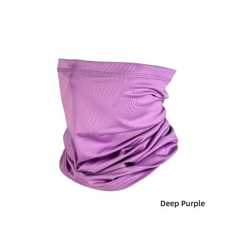 Polyester Ice Silk Cycling Mask Sunscreen Outdoor Sports Scarf & Face Towel for Men Women