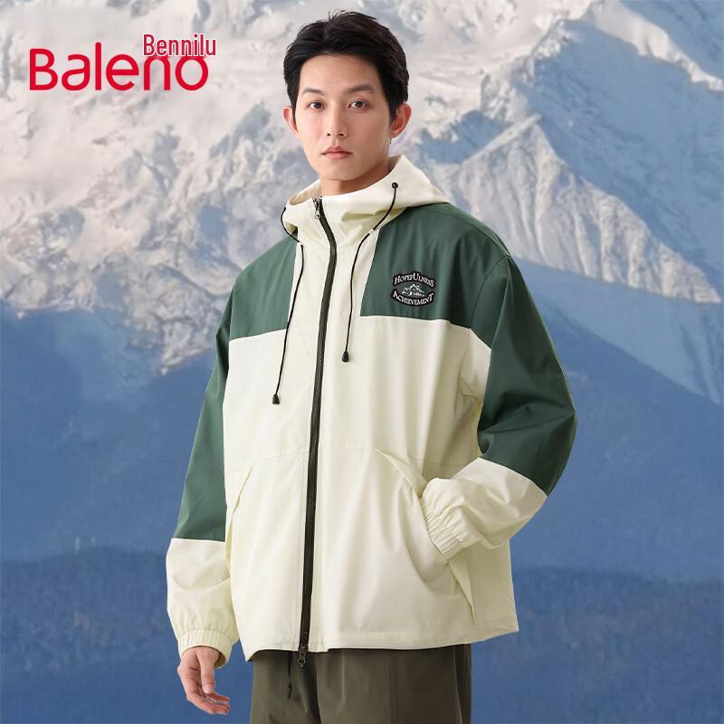 

Baleno Men s American Retro Patchwork Cardigan Jacket 3XL