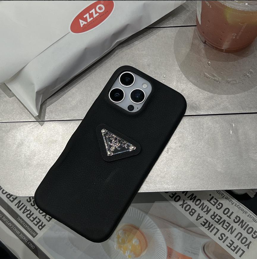 

Lychee Pattern Case 4-Pack + Logo [8 Colors] for iPhone 17 Pro Max/Apple 15/16 ProM. 15 Pro