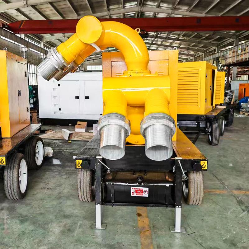 Diesel Engine Flood Control Water Pump Truck - 1000 Cubic Large Flow, Drought-Resistant, Mobile Self-Priming Pump Station