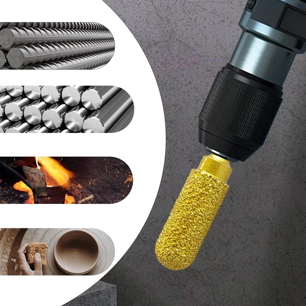 Diamant șlefuire Burr burghiu 60mm lungime universal instrument rotativ șlefuire biț pentru gravare lustruire piatră sculptură metal