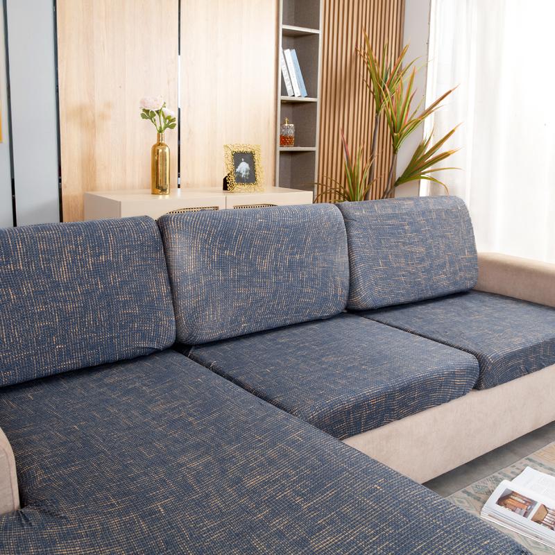 Elastic Sofa Cushion Cover For Living Room Sofa Seat Cover Geometric Sofas Chaise Covers Lounge Couch Corner Sofa Slipcover