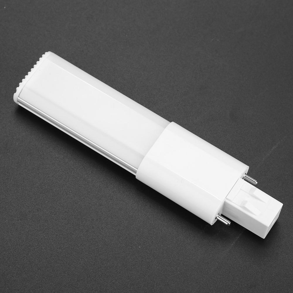 2 Pack Easy Installation G23/GX23 LED Bulb 2-Pin 4W LED Tube Bulb AC 85-265V CRI 80+ PL Retrofit Lamp Horizontal Installation