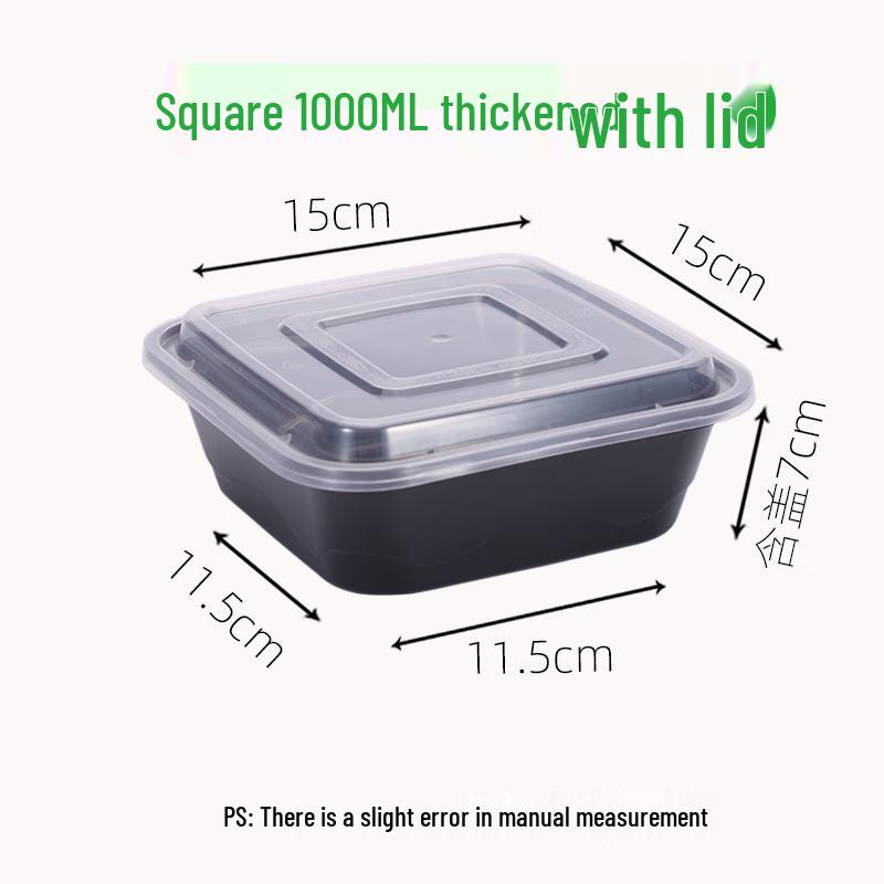 Shixun Square Plastic Meal Prep Containers