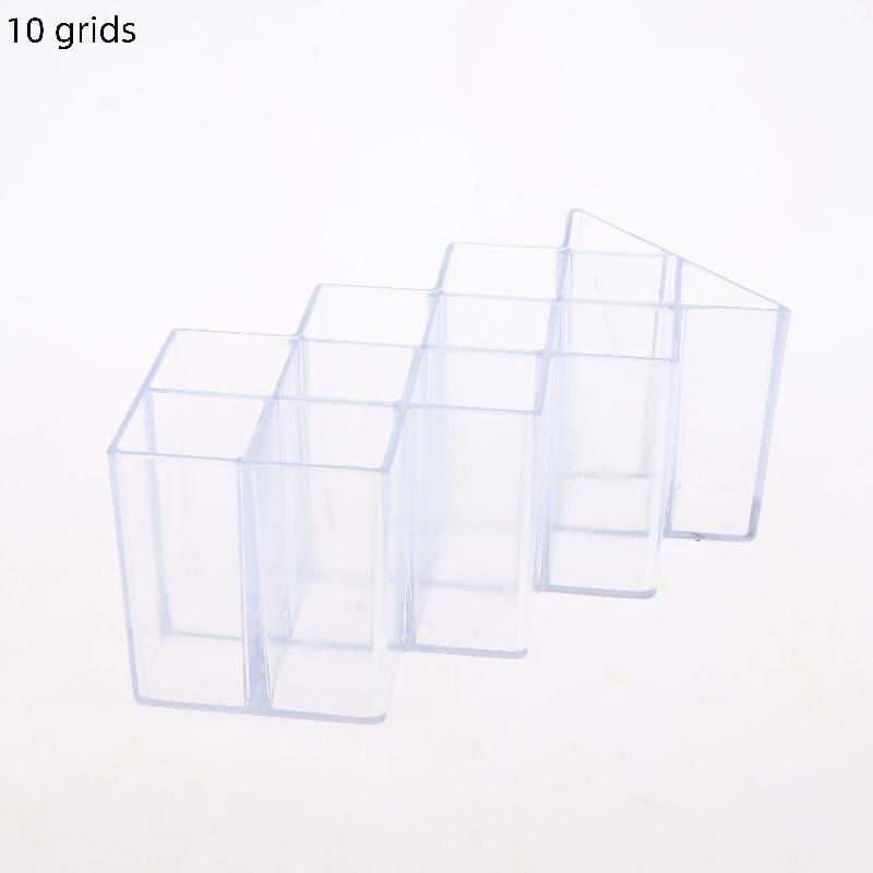 Modular Acrylic Lipstick Organizer - Stackable & Adjustable Storage Rack for Cosmetics