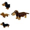 Cute And Cuddly Shorthair Dachshund Plush Toy Available In 3 Colors!" Characters)
