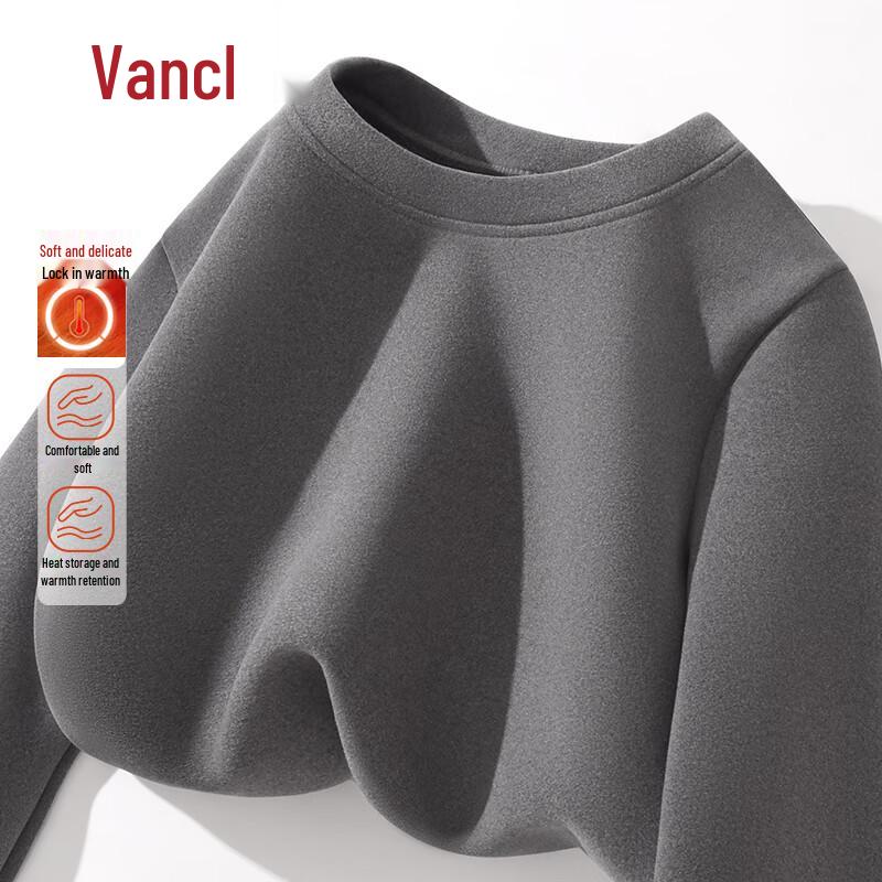 VANCL Men s Warm Fleece Long-Sleeve Base Layer T-Shirt 2XL