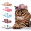 Pet Outdoor Hat for Sunbonnet Custume Outfit Hat Sports Party Hat with Adjustable Belt Outfit for Pet Photo Props
