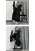 American Style Men's Workwear Casual Wide-Leg Pants with Drawstring and Cuffed Hem