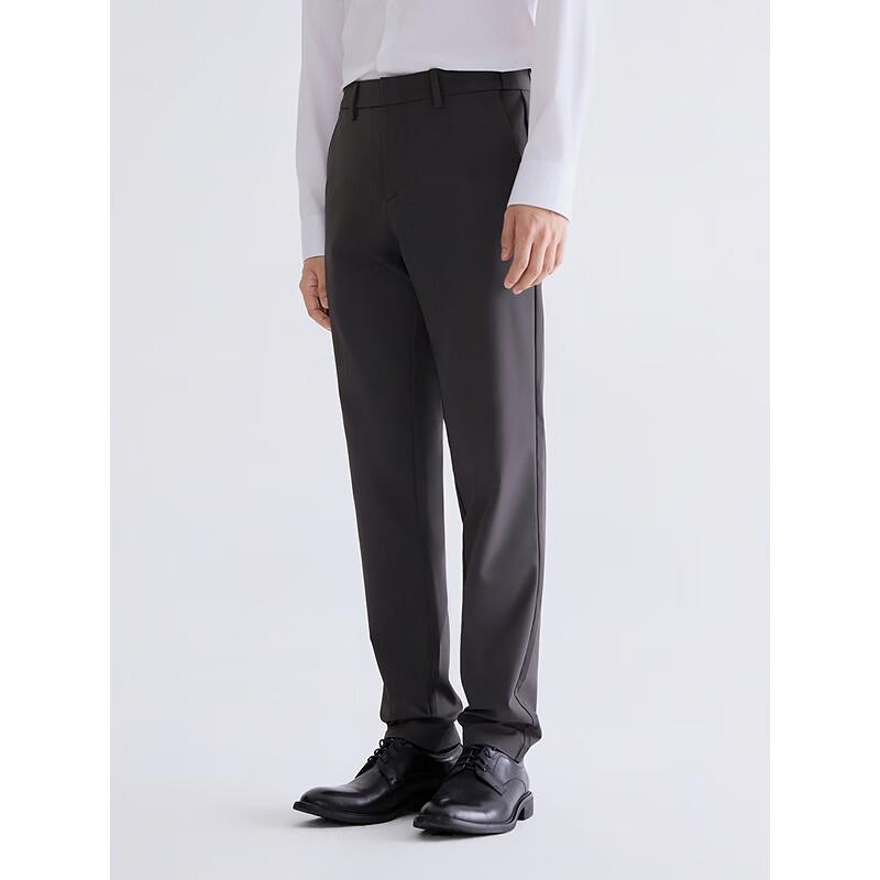 GXG Men's Silk Blend Stretch Straight Slim Fit Dress Pants