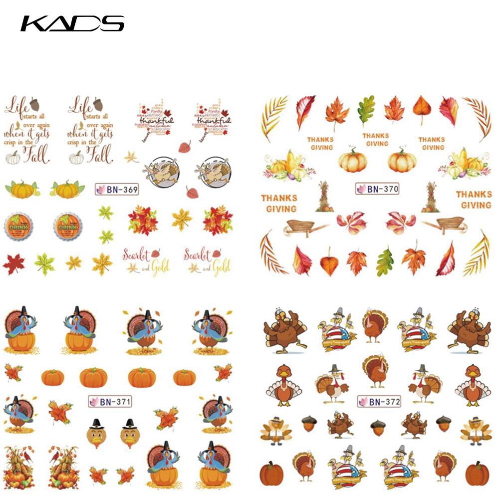 kads Autocolante Nail Art Autocolante pentru unghii Autocolante cu transfer de apa Decoratiuni de frumusete DIY