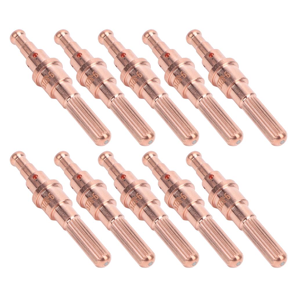 10PCS Plasma Electrodes 98215 Brass Electrode Replacement for Thermal Dynamics SL60 SL100 Cutting
