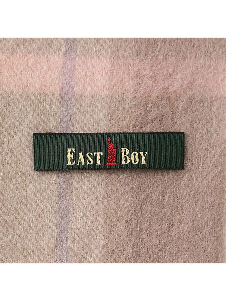 Eastboy Check Beige Size F Scarf, 3209618, Women's, (872),