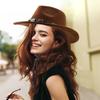 (One Size, Coffee) Western Cowboy Hat for Women Men Bohemian Cowgirl Hat with Beads Trim Outdoor Sun Hat