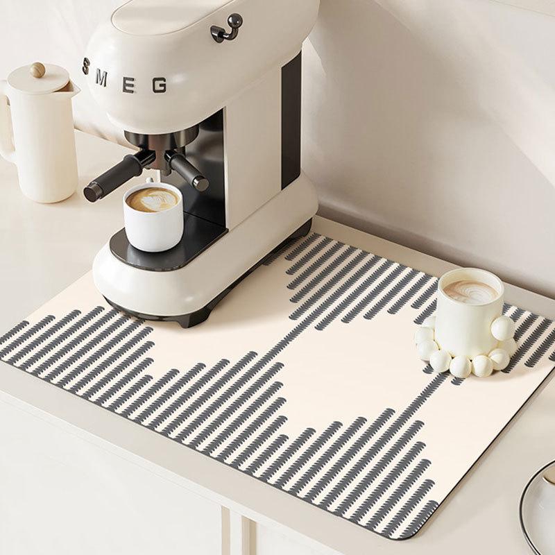 Anti-Brand Diatomeeënaarde Warmte-Isolerende Pad - Wasvrij, Waterabsorberend Keuken- & Eettafelmat