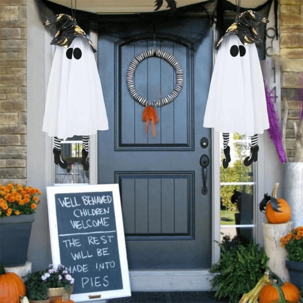 Floating Halloween Hanging Ghost Flashing Specter Ceiling Hanging  Outdoor