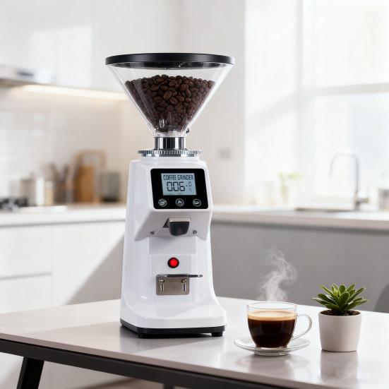 Electric Coffee Grinder with 19 Adjustable Grind Setting LED Touchscreen Conical Burr Coffee Grinder Home Kitchen Espresso Coffee Bean Grinder