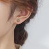 Tichiya S925 Sterling Silver Natural Hetian Jade Nephrite Earrings - Simple, Versatile, and Exquisite New Style