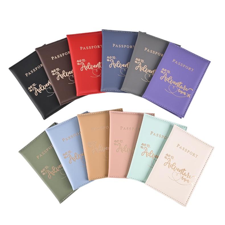 Fashion Passport Holder Woman Man Passport Covers Travel Passport Case Flight Ticket Holder ID Card Holder Travel Accessories