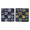 Sturdy Plastic Materials 44 Pieces Fashion Christmas Ornament Set Adds Elegant of Festival Styles to Home Decoration