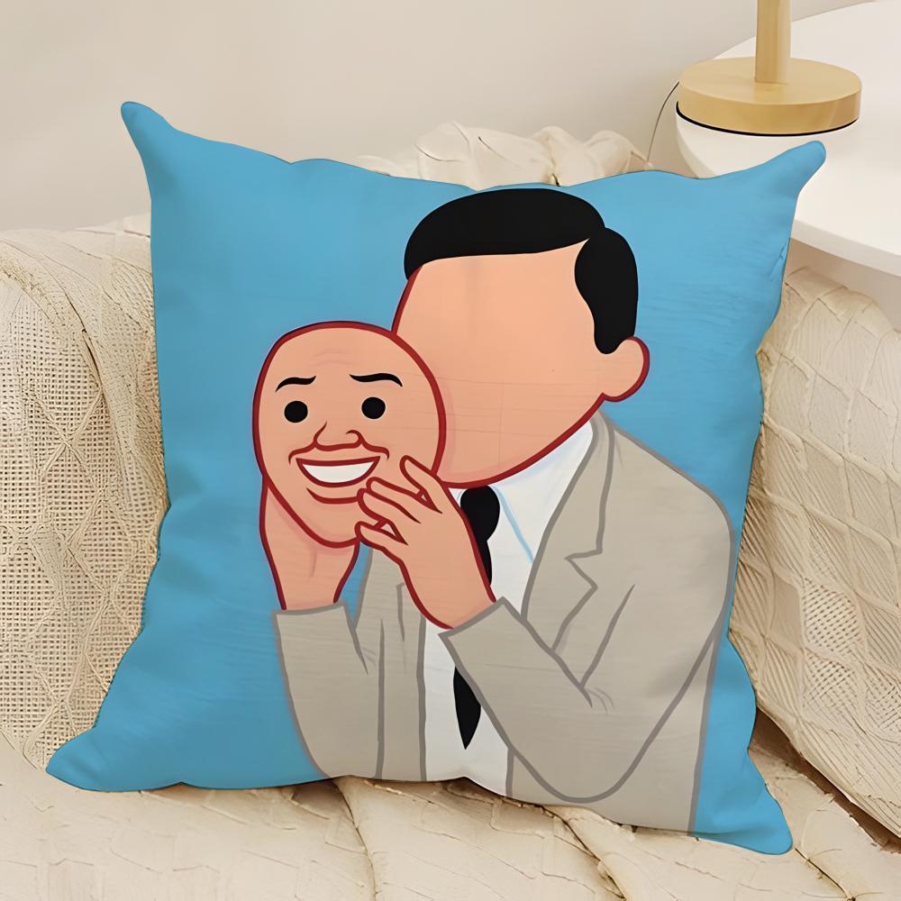 Dark Humor JJoan CCornellaS Art Pillow Case Natural Linen DoubleSided Printing Sofa Home Decor Cushion Cover