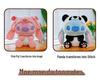 Adorable Angel Dress-Up Panda Stitch Plush Toy Doll