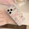 Transparent Rosa Pony Geeignet für Apple 17 Handyhülle Iphone16promax Modische Beliebte Handyhülle