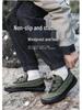 Size 50 Plus Size Winter Casual Couples' Fleece-lined Cotton Shoes - Warm, Thick, Lightweight, Non-slip Snow Slippers.