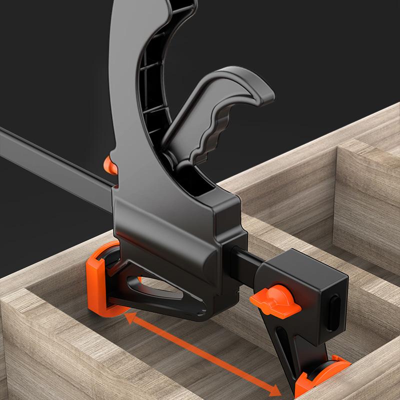 5 STÜCKE Mini 4 Zoll F-Typ Klemme Holzbearbeitung Arbeit Balkenklemme Gadget Befestigungsclip Schnell Manuell Quetschgriff Clip