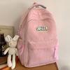 School bag Elementary school girl Junior high school student Corduroy backpack High school student college student backpack