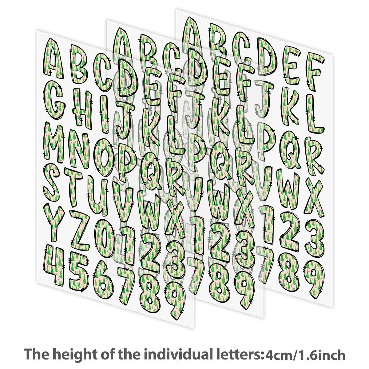 

Рождественские буквы AZ 0-9 Термоклеящаяся наклейка на заказ Футболка Diy Parches Ropa Наклейки для одежды Термоперенос