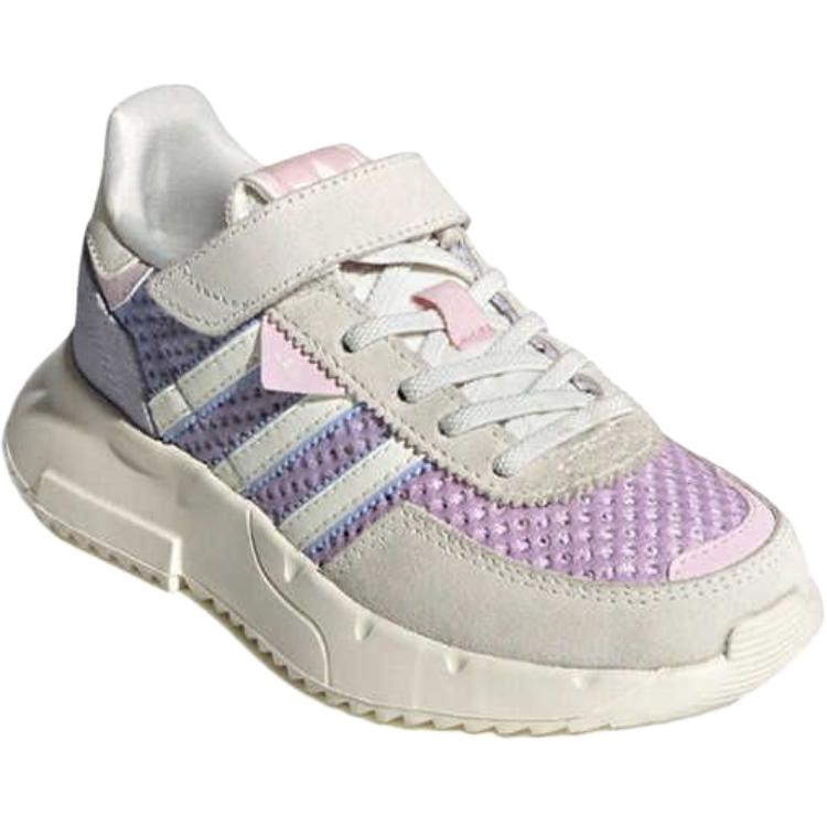 Adidas Originals Retropy F2 Anti Slip Wear Resistant Low Top Kids' Running Shoes Purple Kids' Sneakers JR7999