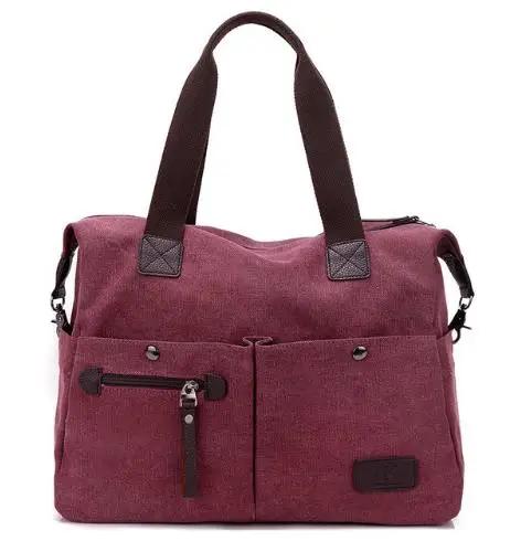 

New Arrive Women Messenger Bag Vintage Canvas Handbags Ladies Travel bag Female Crossbody Shoulder BAG Big Casual Tote bolsa sac 40x16x32cm
