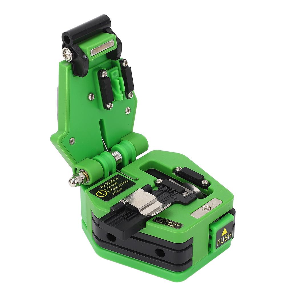 Fiber Cleaver 16 Cleaving Spots 48000 Cleaves Hot Melting Cold Connection Fiber Optic Cutter for 0.2