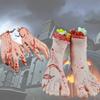 Halloween Bloedige Lichaamsdelen Realistisch Hart Hersenen Afgehakte Hand Voet Kostuum Accessoires