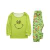 Christmas Print Cute Family Set Pajamas, Home Clothes, Family Set Long Sleeve Top Pants Set