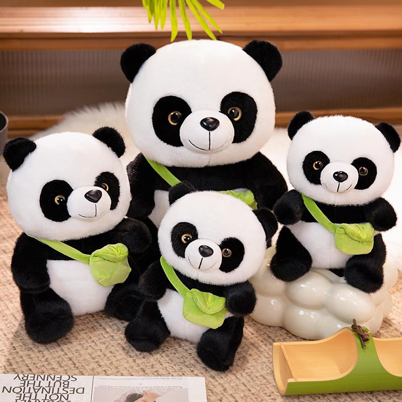 Cartoon Cute and Adorable Backpack Giant Panda Creative Plush Toy Doll Company Group Purchase Chengdu Souvenir Gift