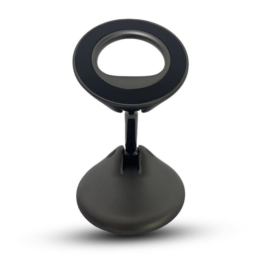 

Adjustable Zinc Alloy Magnetic Phone & Tablet Holder with Strong Suction & Damping for Desktop and Car Electroplated