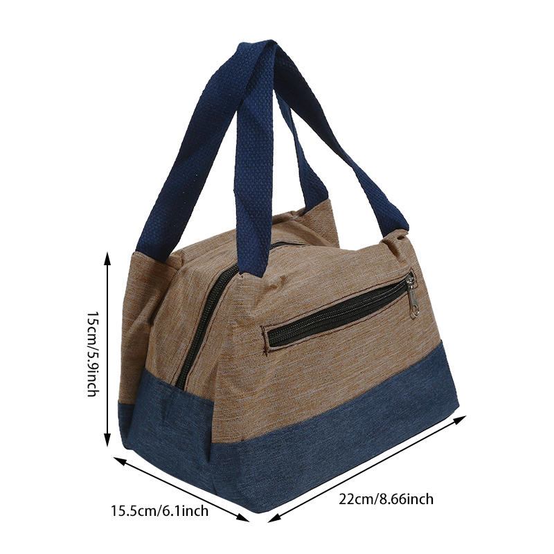 Large Capacity Bento Lunch Box Container Bag Multi-purpose Reusable Lunch Tote Bag for Office Picnic Travel