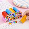 6 Pcs Pencil Erasers Back to School Erasers Rainbow Erasers Love Heart Eraser Reward Gift For Kids Writing Correction