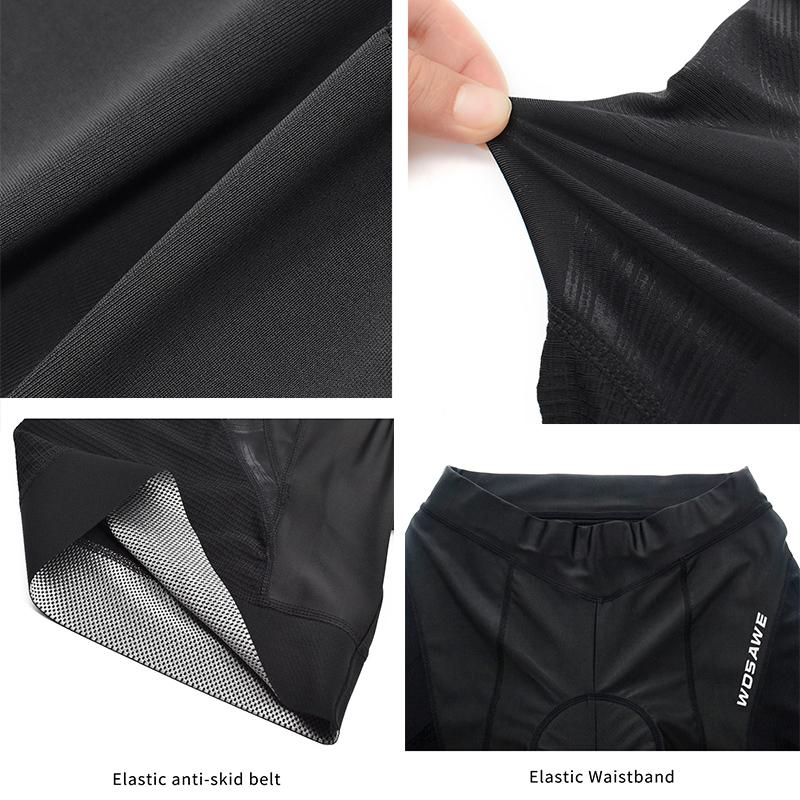 Fahrrad-Sets WOSAWE MTB Fahrrad-Reitjacke, Gel-gepolsterte Shorts, Herren-Fahrrad-Sets