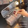 Transparente Acryl-Nagellagerbox mit Deckel - Staubdichter Nailart-Organizer