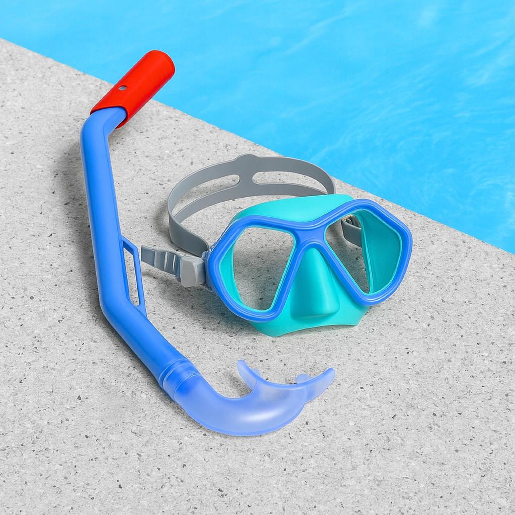Diving Set: Mask With Snorkel, Snorkel, Swimming Goggles Bestway