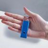 Flat Aluminum Alloy Three Tubes Survival Whistle Outdoor Survival Whistle Equipment Equipped EDC Tool